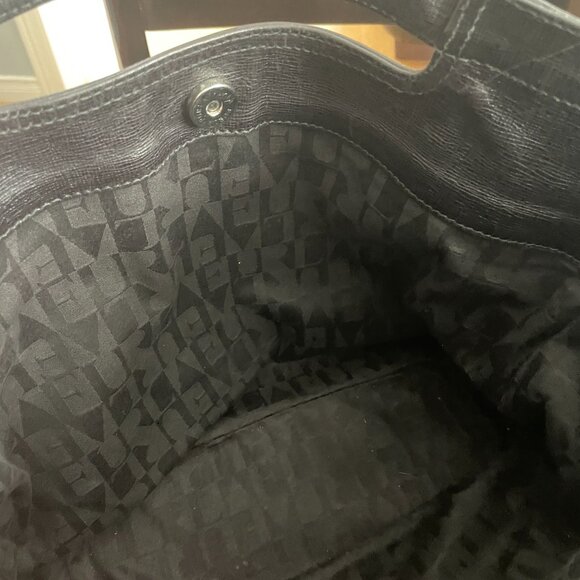 Furla convertable black leather hand/shoulder bag - Picture 11 of 12